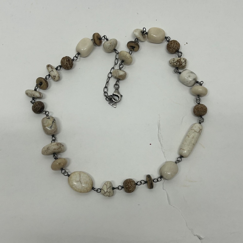 Silpada N1692 Multi Stone Howlite African Opal Necklace